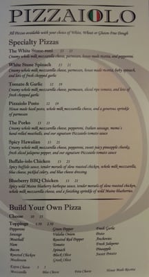 Menu photo 6 Pizzaiolo Portland, ME Menu photo 6 Pizzaiolo Portland, ME