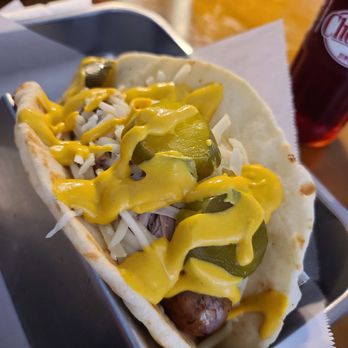 Short Leash Hotdogs & Taproom - Cubano dog - Hot Dogs Near Me - Phoenix, Arizona Short Leash Hotdogs & Taproom - Cubano dog - Hot Dogs Near Me - Phoenix, Arizona