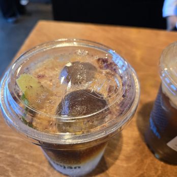 Finjan Coffee - Sparkling Mazagran  Double Shot Espresso + House Lemon Syrup + Fresh Mint + Sumac + Topo Chico - Coffee & Tea Near Me - San Diego, California