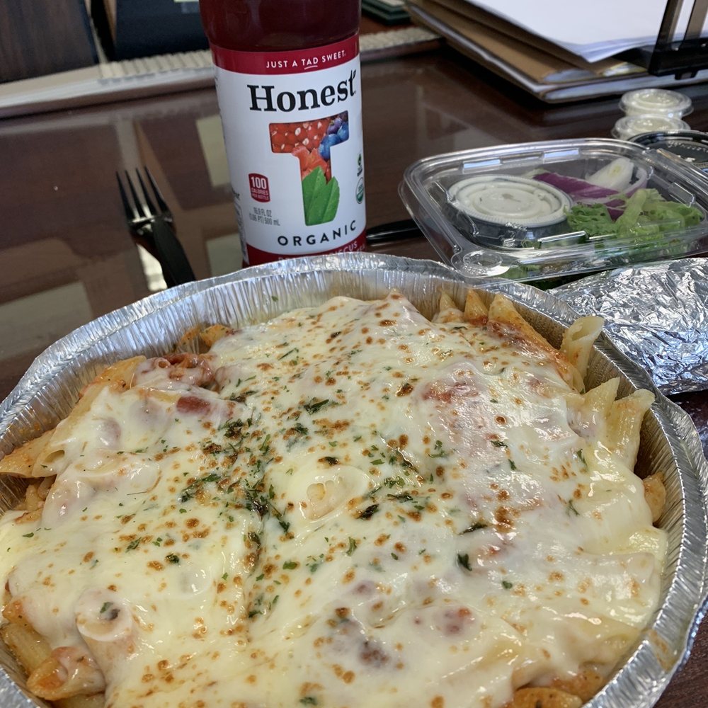 The huge pasta portion! The huge pasta portion!