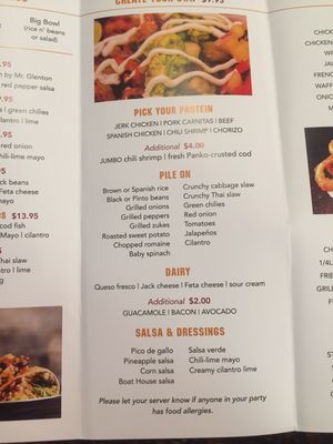 Menu photo 5 Boat House Nantucket, MA