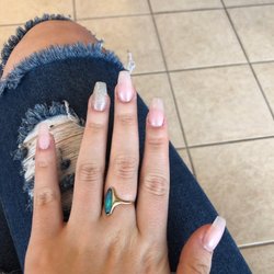 Full set of coffin matte acrylics