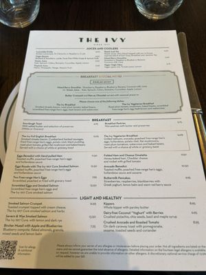 Menu photo 2 The Ivy London, XGL