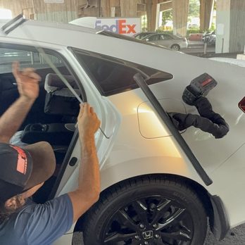 Prodent Hawaii - Alex working out the ding - Mobile Dent Repair Near Me