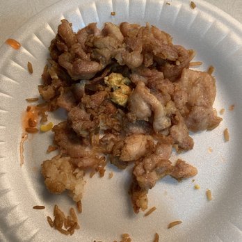 China Cafe - a white paper plate with food on it - Szechuan Near Me - Davenport, Iowa China Cafe - a white paper plate with food on it - Szechuan Near Me - Davenport, Iowa