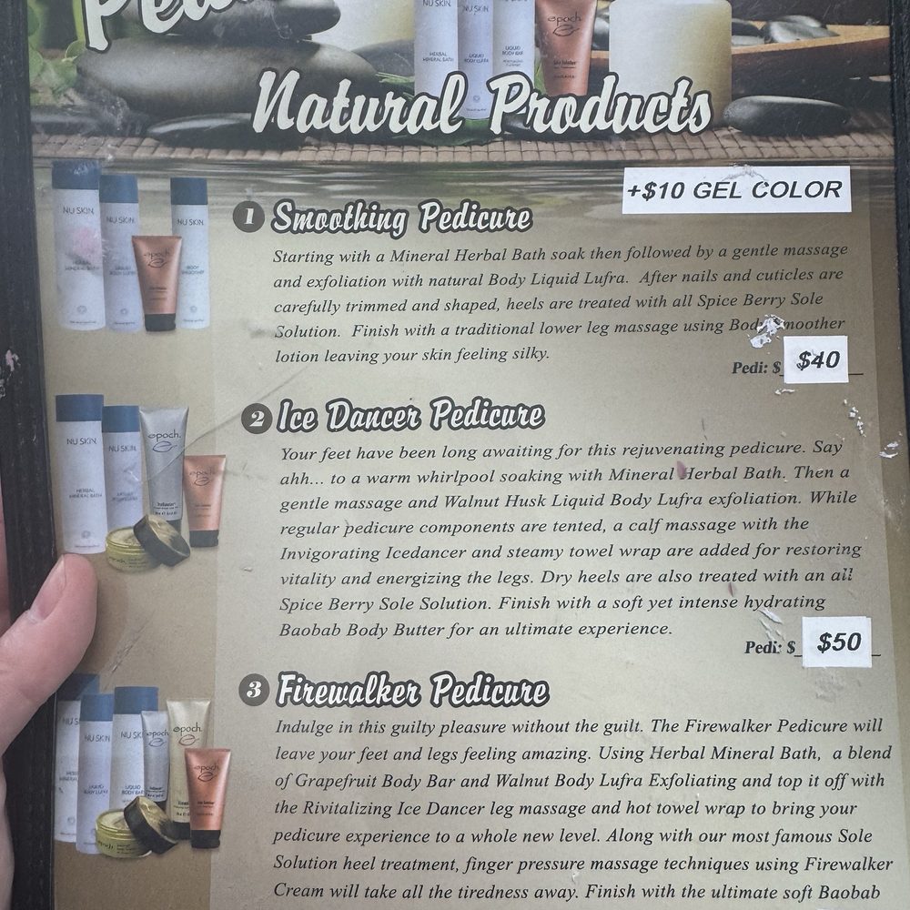 NV Nails - Pedi menu 9-2025 - Nail Salons Near Me - Cambridge, Minnesota NV Nails - Pedi menu 9-2025 - Nail Salons Near Me - Cambridge, Minnesota