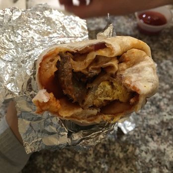 Ali Baba - Breakfast burrito! Tasted better than it looks in this photo - Middle Eastern Near Me - Davis, California Ali Baba - Breakfast burrito! Tasted better than it looks in this photo - Middle Eastern Near Me - Davis, California