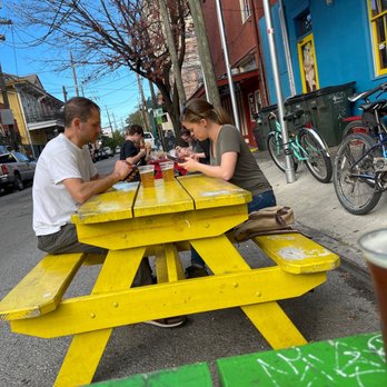 Dat Dog - Plenty of sidewalk seating - Hot Dogs Near Me - New Orleans, Louisiana