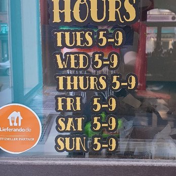 Crazy Nate's Johannis - Hours - Mexican Near Me - Nuremberg, BY