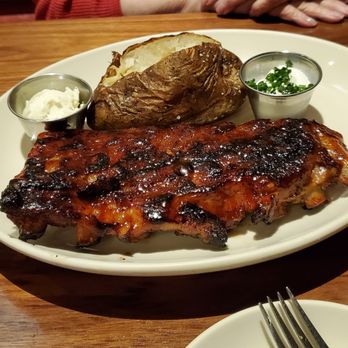 Wood Ranch Manhattan Beach - Baby Back Ribs with Baked Potato - American Near Me - Manhattan Beach, California Wood Ranch Manhattan Beach - Baby Back Ribs with Baked Potato - American Near Me - Manhattan Beach, California
