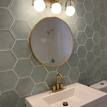 Pro Home Repairs  - Mirror install on tile wall - Handyman Near Me