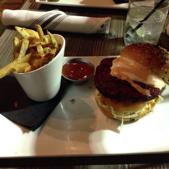 Eureka! - Beet burger - American Near Me - Bakersfield, California Eureka! - Beet burger - American Near Me - Bakersfield, California