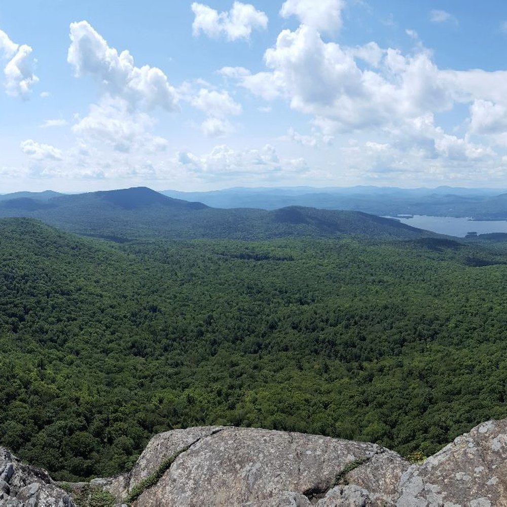 Sleeping Beauty Mountain - Panoramic including Lake George - Hiking Near Me - Fort Ann, New York