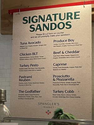 Menu photo 1 Spangler's Market Half Moon Bay, CA Menu photo 1 Spangler's Market Half Moon Bay, CA