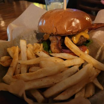The Cottage Irish Pub - One of the burger variations The Cottage has. Not sure which one this is. - Irish Pub Near Me - Melbourne, Florida The Cottage Irish Pub - One of the burger variations The Cottage has. Not sure which one this is. - Irish Pub Near Me - Melbourne, Florida