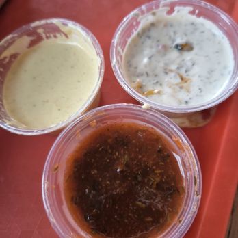 Saltbox Seafood Joint - The sauces - Seafood Near Me - Durham, North Carolina