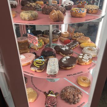 Voodoo Doughnut - Selection case - Donuts Near Me - Chicago, Illinois