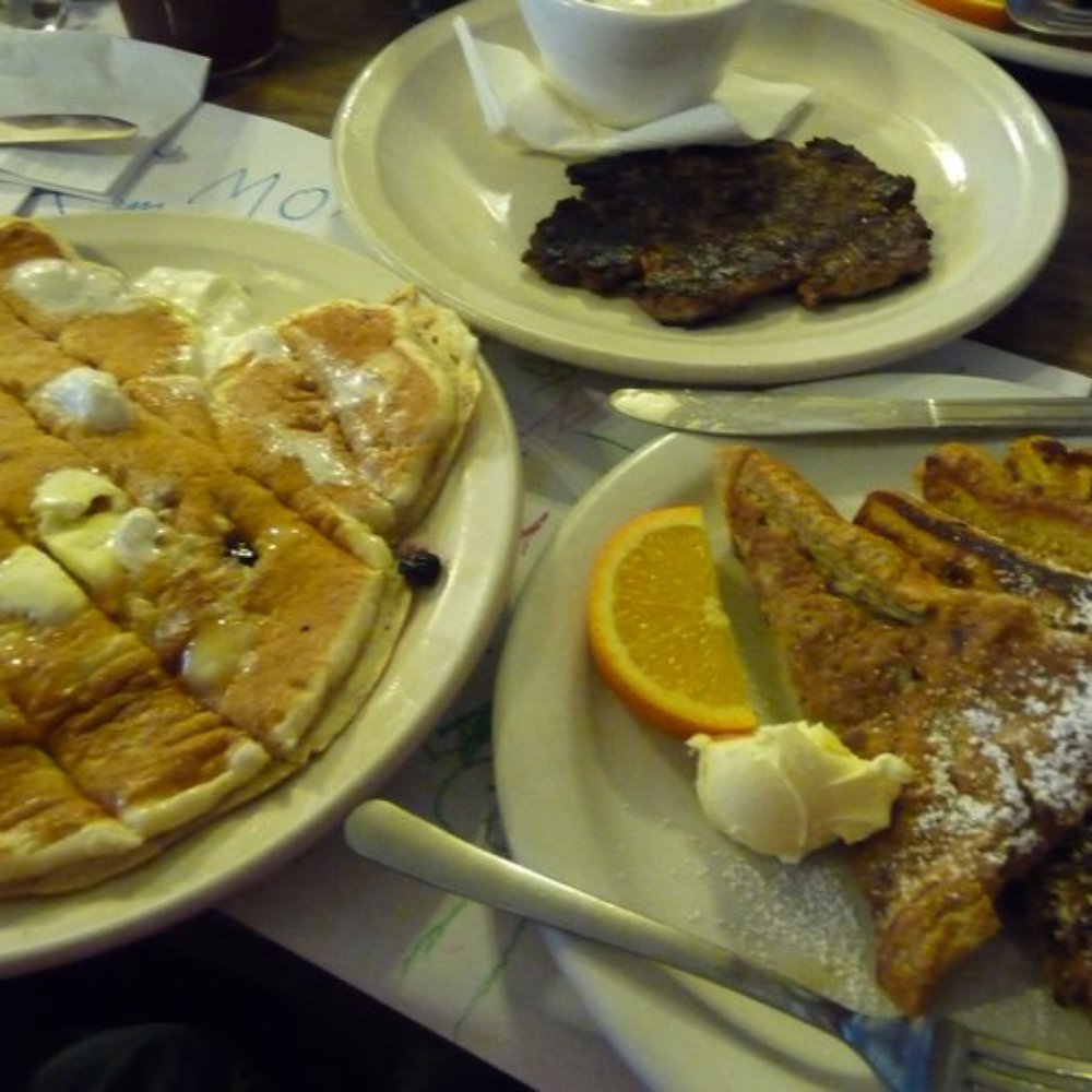 Beach Break Cafe - Mickey, Sausage, French Toast - Breakfast & Brunch Near Me - Oceanside, California