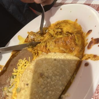 Nuevo Laredo Cantina - Cheese Enchilada and Taco with rice and beans - Mexican Near Me - Atlanta, Georgia Nuevo Laredo Cantina - Cheese Enchilada and Taco with rice and beans - Mexican Near Me - Atlanta, Georgia
