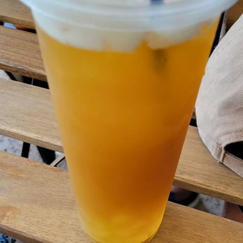 Go Dim Sum - Jasmine peach tea with crystal Boba. The straw they provide will not fit Boba - Dim Sum Near Me - Tucson, Arizona Go Dim Sum - Jasmine peach tea with crystal Boba. The straw they provide will not fit Boba - Dim Sum Near Me - Tucson, Arizona