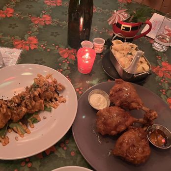 Miracle on Mercer - a table with a variety of food items - Cocktail Bars Near Me - Jersey City, New Jersey Miracle on Mercer - a table with a variety of food items - Cocktail Bars Near Me - Jersey City, New Jersey