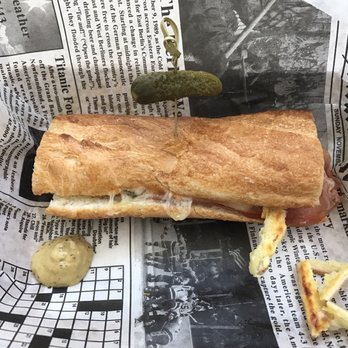 Petite Street - Added some garnish to the Raclette. The stone ground mustard was a solid addition to the already amazing sandwich! - Food Trucks Near Me