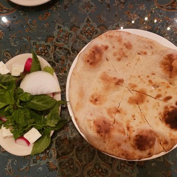 Cafe Caspian - Complimentary bread - Persian/Iranian Near Me - Houston, Texas Cafe Caspian - Complimentary bread - Persian/Iranian Near Me - Houston, Texas