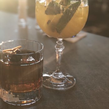 The Grill - Grill punch on the right. Manhattan noir on the left. - American Near Me - Washington, DC, District of Columbia The Grill - Grill punch on the right. Manhattan noir on the left. - American Near Me - Washington, DC, District of Columbia