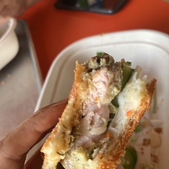 Fatty Mart - Pink chicken meat in my Banh Mi sandwich. - Sandwiches Near Me - Los Angeles, California