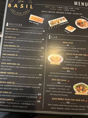 Menu photo 2 The Basil Long Beach, CA Menu photo 2 The Basil Long Beach, CA