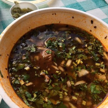Serg's Mexican Kitchen - Salty and cold menudo - Food Trucks Near Me - Honolulu, Hawaii