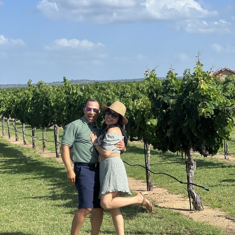 Grape Creek Vineyard - In the field with the grapes trees - Wineries Near Me - Fredericksburg, Texas