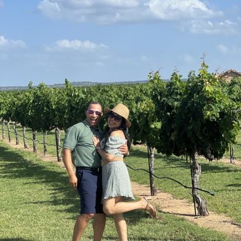 Grape Creek Vineyard - In the field with the grapes trees - Wineries Near Me - Fredericksburg, Texas