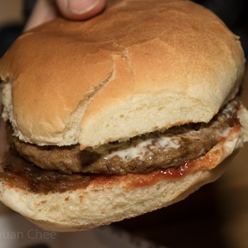 A&W - Baby Burger, $5.29. Toasted bun, 1.6 oz beef patty, ketchup. No hormones or steroids. - Burgers Near Me - Grimsby, Ontario
