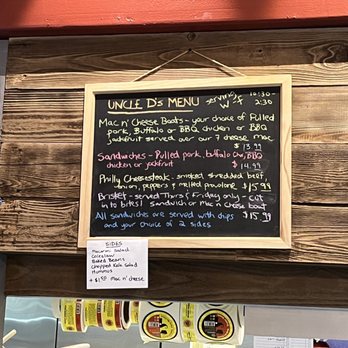 Uncle D’s BBQ - Menu - Barbeque Near Me - Lihue, Hawaii