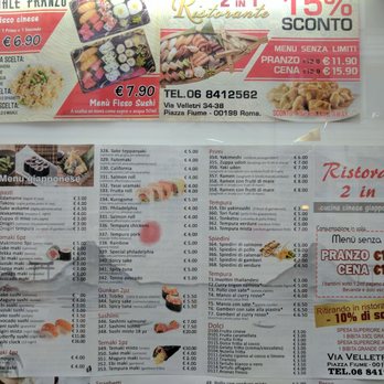 Due in Uno - Menu and all you can eat - Japanese Near Me - Rome, RM