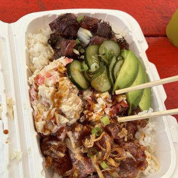 Ry’s Poke Shack - Regular poke bowl - Seafood Near Me - Kahuku, Hawaii Ry’s Poke Shack - Regular poke bowl - Seafood Near Me - Kahuku, Hawaii