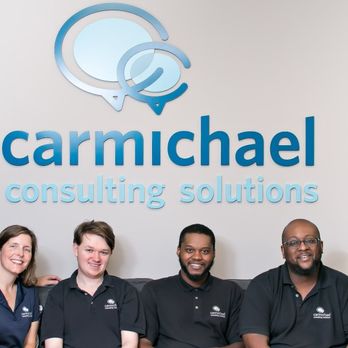 Carmichael Consulting Solutions - The Carmichael Team in the lobby in our (then) new office in 2018 - IT Services & Computer Repair Near Me - Roswell, Georgia Carmichael Consulting Solutions - The Carmichael Team in the lobby in our (then) new office in 2018 - IT Services & Computer Repair Near Me - Roswell, Georgia