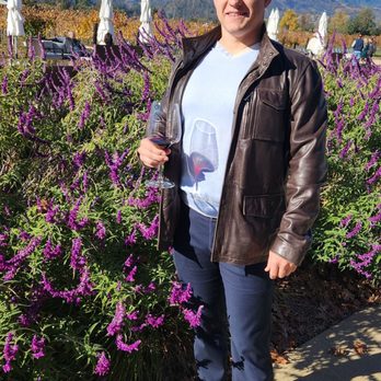 HALL Wines - My boss enjoying Hall winery - Wineries Near Me - Saint Helena, California HALL Wines - My boss enjoying Hall winery - Wineries Near Me - Saint Helena, California