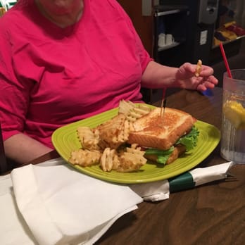 Weasy's Lounge & Grille - Pork cutlet and club sandwich. With waffle fries. - Lounges Near Me - Spencer, Iowa Weasy's Lounge & Grille - Pork cutlet and club sandwich. With waffle fries. - Lounges Near Me - Spencer, Iowa