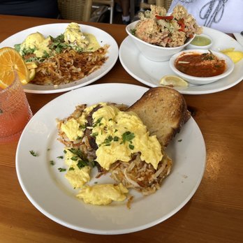 Shorehouse Kitchen - Fritto misto (top right), 2 egg breakfast (closest) - Coffee & Tea Near Me - La Jolla, California Shorehouse Kitchen - Fritto misto (top right), 2 egg breakfast (closest) - Coffee & Tea Near Me - La Jolla, California