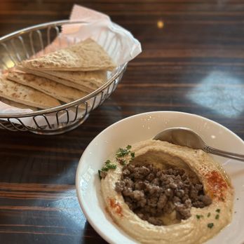 Mama Ayesha's Restaurant - Hummus with meat. - Middle Eastern Near Me - Washington, DC, District of Columbia Mama Ayesha's Restaurant - Hummus with meat. - Middle Eastern Near Me - Washington, DC, District of Columbia