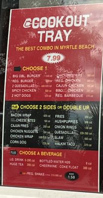 Menu photo 1 Cook Out Myrtle Beach, SC Menu photo 1 Cook Out Myrtle Beach, SC