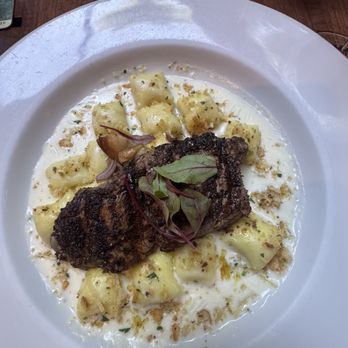 Shadowbrook - Gnocchi with filet mignon - American Near Me - Capitola, California Shadowbrook - Gnocchi with filet mignon - American Near Me - Capitola, California