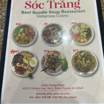 Pho Soc Trang - Menu cover - Vietnamese Near Me - Kentwood, Michigan Pho Soc Trang - Menu cover - Vietnamese Near Me - Kentwood, Michigan