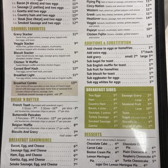 Red Squirrel - Menu 12/2023 - Diners Near Me - Cincinnati, Ohio Red Squirrel - Menu 12/2023 - Diners Near Me - Cincinnati, Ohio