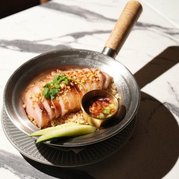 Malii Gramercy - Pork Jowl Garlic Rice - Thai Near Me - New York, New York Malii Gramercy - Pork Jowl Garlic Rice - Thai Near Me - New York, New York
