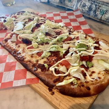 Luna Pier Beach Cafe - BLT flatbread - Sports Bars Near Me - Luna Pier, Michigan Luna Pier Beach Cafe - BLT flatbread - Sports Bars Near Me - Luna Pier, Michigan