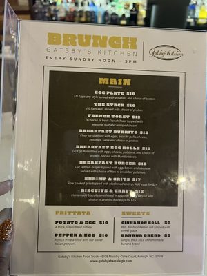 Menu photo 2 Gatsby’s Bar Raleigh Raleigh, NC