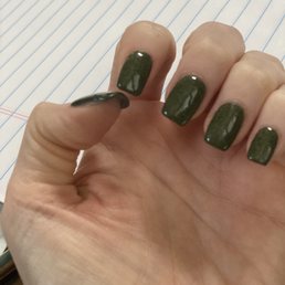 SNS nails done to perfection!
